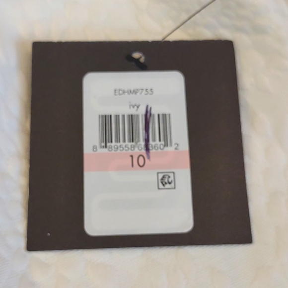 NWOT White "Ivy" Sleeveless Dress SZ 10 By Ellen Tracy - Picture 9 of 11